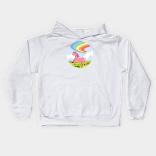 Unicorn & Rainbow Kids Hoodie